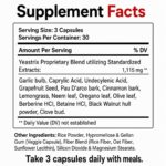 Candida Cleanse Supplements Facts Box (1200 x 1200 px)