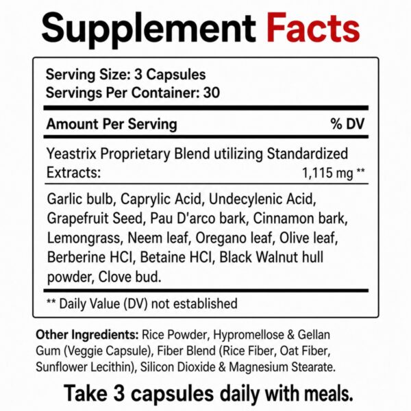 Candida Cleanse Supplements Facts Box (1200 x 1200 px) Candida Cleanse Supplements Facts Box (1200 x 1200 px)
