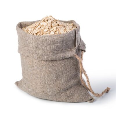 bag of oats - oat flakes for candida diet